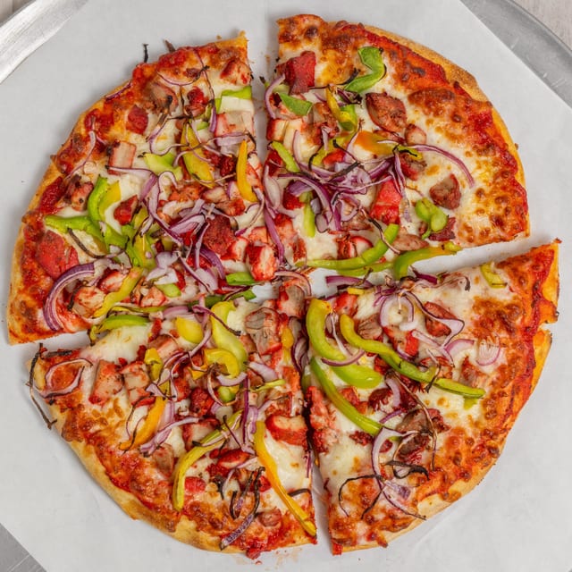 Tandoori Chicken Pizza.