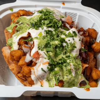 Veg Samosa Chaat